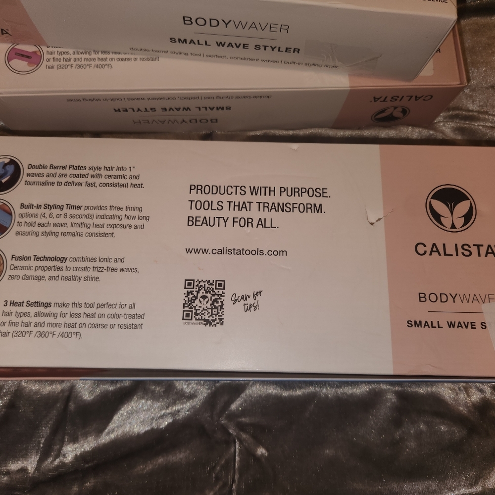 NEW In Box- Calista BodyWaver Small Wave Styler, Blue,Hair Tool,Beauty - Picture 3 of 10